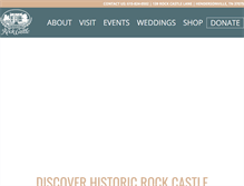 Tablet Screenshot of historicrockcastle.com